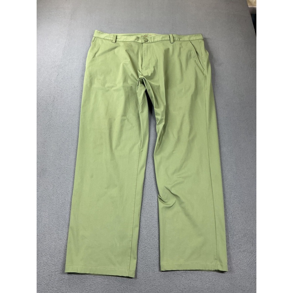 Rhone‎ Pants Mens 40x28 Green COMMUTER Dress Chino Regular Fit Stretch Golf